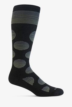 Sockwell Featherweight Dot Black Women s 15-20mmHg Moderate Compression Socks • Soft blend of wool, rayon and stretch • Moderate compression: 15-20 mmHg • Gradient compression • Controlled pressure from the ankle up • Promotes better blood circulation • Supports and revitalizes • Minimizes swelling • Reduces leg fatigue • Non-binding top welt • Seamless toe closure • Ultralight cushion sole • Arch support • Accu-fit technology • APMA accepted • M L fits women’s shoe sizes 8-11 • M L also fits me Nurse Socks, Medical Shoes, Uniform Advantage, Easy Stretches, Medical Uniforms, Compression Socks, Mens Fitness, Hosiery, High Performance