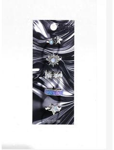 Cosmic Aura® Opal Celestial Star Ring Set | Hot Topic Cosmic Aura, Ombre Rings, Creepy Cute Fashion, Black Deck, Celestial Print, Disney Valentines, Taehyung Abs, Boys Jewelry, Dope Jewelry