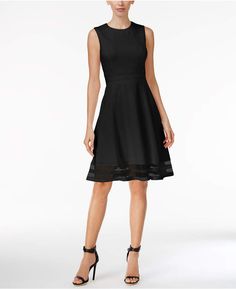 Calvin Klein Illusion-Trim Fit & Flare Dress, #calvin klein, #ck, #calvin klien, #calvin klein underwear, #calvin klein dresses, #calvin klein men underwear, #calvin klein outlet, #calvin klein bra, #calvin klein womens underwear, #calvin, #calvin klein jeans, #calvin klein sports bra, #calvin klein shoes, #calvin klein backpack, #calvin klein perfume, #calvin klein handbag, #calvin klein jackets, #calvin klein bag Dresses For Apple Shape, Sparkly Prom Dress, Below The Knee Dresses, Strapless Prom Dress, The Little Black Dress, Plain Dress, Black Cocktail, Review Dresses