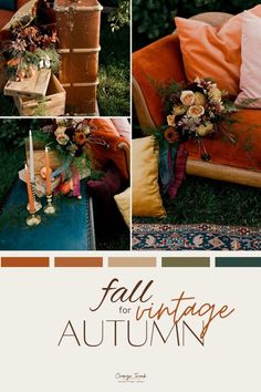 fall for vintage autumn is the perfect time to decorate your home with an assortment of flowers and candles