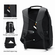 Fenruien Waterproof Backpacks USB Charging School Bag Anti-theft Men Backpack Fit 15.6 Inch Laptop Cheap Anti-theft Standard Backpack, Cheap Everyday Anti-theft Backpack, Cheap Anti-theft Softback Backpack, Cheap Anti-theft Softback Bags, Cheap Casual Anti-theft Backpack, Versatile Cheap Anti-theft Backpack, Cheap Men's Anti-theft Backpack, Cheap Rectangular Anti-theft Backpack, Cheap Black Anti-theft Backpack