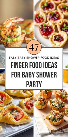 finger food ideas for baby shower party