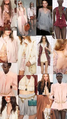 Boho inspired collection Chloe Spring Summer 2025, Chloe Boho Chic, Chloe 2025 Spring, Chloe Ss25, Ss25 Fashion Trends, Birkin Style, Chloe Style, Jane Birkin Style, Happy Threads