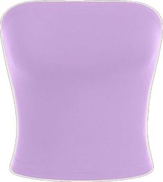 Pink Fitted Bandeau Tank Top, Purple Stretch Strapless Tube Top, Fitted Purple Seamless Crop Top, Purple Seamless Sleeveless Top, Fitted Purple Seamless Tank Top, Fitted Sleeveless Purple Halter Top, Purple Strapless Top For Spring, Fitted Purple Bandeau Top, Inspiration Mode