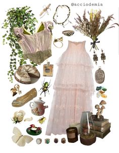 Forestcore fairy outfits fairy aesthetic Fairy Garden Aesthetic Outfits, Light Fairy Core Outfits, Whimsical Fairy Outfit, Ethereal Fairy Core Outfits, Fairy Academia Outfit, Garden Fairy Aesthetic Outfit, Earth Fairy Aesthetic