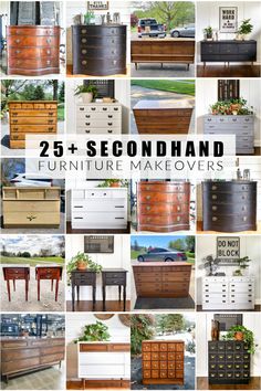 25 + secondhand furniture makeovers that are easy to do with the dressers