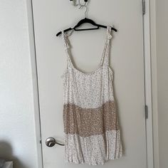 Never Been Worn Altar’d State Floral Dress! Floral Details And Adjustable Straps You Can Tie! White Floral Print Mini Sundress, White Flowy Mini Sundress, White Maxi Sundress For Daytime, White Sundress For Daytime, White Cotton Mini Sundress, White Mini Sundress, Whimsy Goth, Altard State Dresses, Altard State