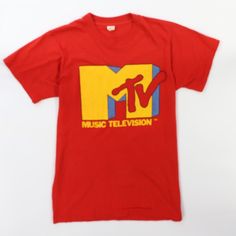 Vintage I Want My MTV T-Shirt Size Medium 80s 90s Condition/Description Excellent condition.  Photos will highlight any imperfections on the item. Please refer to the photos to see the specific condition of the item.  Measurements: Pit to pit - 18" Length - 27" Shoulder to cuff - 6.5" Due to the nature of vintage clothing, size in title may not accurately represent the measurement of the item. Please refer to the measurements above to ensure the right fit. CONDITION LEGEND Excellent - Free of ma Mtv Shirt, Music Tv, Christmas List, Mtv, Vintage Clothing, I Want, Vintage Outfits, Tee Shirts, Im Not Perfect