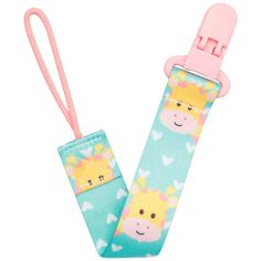 a lanyard strap with a cartoon character on it