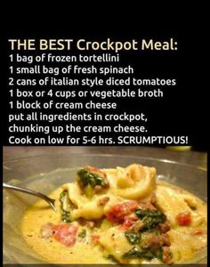 the best crockpot meal recipe is shown in this photo, with instructions to make it