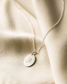 Florence is one of our largest personalized pendants - 12x18mm and ready to inscribe with your favorite initial or illustrated design. Oval Necklace, Personalized Pendant, Oval Pendant, Gold Material, Chain Styles, Your Story, Gold Vermeil, Florence, The Magic