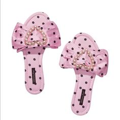 Pearl Stones-Embellished Satin Slides, Because It’s All About Head-To-Toe Glam. Finished With A Satin Bow. Rhinestone Detail Imported Us Sizes: S= 5, 6 M= 7, 8 L= 9, 10 Bow Slides, Victoria Secret Shoes, Red Slippers, Comfy Slippers, Black Slippers, Slide Slippers, Satin Bags, Pink Shoes, Satin Bow