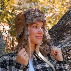 SA Trapper Hats are perfect for warmth and style on those cold winter days. Every trapper hat is lined with plush faux fur for superior warmth and comfort. These Trapper Hats stand alone in quality and construction. Stay warm with SA Trapper Hats this winter. Brown Hats With Ear Flaps For Outdoor Activities, Brown Hats With Ear Flaps For Outdoors, Winter Outdoor Hat With Faux Fur Trim, Brown Hat With Faux Fur Lining And Ear Flaps, Brown Hats With Faux Fur Lining And Ear Flaps, Warm Faux Fur Hats With Ear Flaps, Outdoor Beanie With Faux Fur Lining, Brown Hat With Faux Fur Lining For Outdoor, Winter Hats With Faux Fur Trim And Ear Flaps