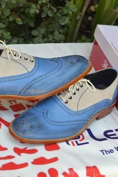 Upper: High Quality Calf / Suede Leather Inner: Soft Leather Sole: Leather Gender : Male Heel: Leather Lining Soft Calf Leather Lining Blue Leather Slip-on Oxfords, Blue Leather Cap Toe Oxfords, Blue Leather Business Shoes With Leather Lining, Blue Leather Shoes With Leather Lining For Business, Business Blue Leather Shoes With Leather Lining, Blue Cap Toe Dress Shoes With Leather Lining, Blue Wingtip Oxfords With Leather Lining, Blue Leather Wingtip Oxfords, Blue Leather Slip-on Dress Shoes