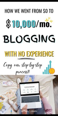 A person sitting with a laptop, learning how to go from $0 to $10,000 per month blogging with no experience using a step-by-step process. Blogging For Money, Colorful Outfits, After 3, How To Go, Internet Business, Successful Blog, Fast Money, Blog Traffic, Part Time