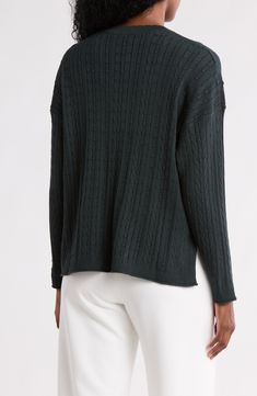 A rich texture distinguishes this cozy sweater that's knit with slit sides and a high-low hem. Crewneck Long sleeves 75% viscose, 25% polyester Machine wash, dry flat Imported Jungle Green, Cozy Sweater, Rich Textures, Adrianna Papell, High Low Hem, Cozy Sweaters, Popcorn, High & Low, Nordstrom Rack