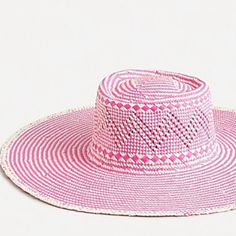 J.Crew Summer/ Beach Hat New With Tags J Crew Summer, Soft Pink Dress, Tie Dye Bucket Hat, Summer Hats Beach, Wide Brim Straw Hat, Summer Straw Hat, Straw Fedora Hat, Striped Beanies, Wide Brim Sun Hat