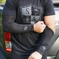 DSC03081 Arm Shield, Helmet Armor, Compression Arm Sleeves, Road Warrior, Compression Sleeves, Arm Sleeves, Hair Wraps, Bone Broth, Workout Humor