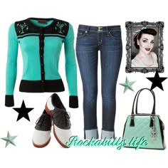 "Rockabilly life" by elsa-morales on Polyvore Rockabilly Clothes, Work Costumes, Psychobilly Fashion, Rockabilly Shoes, Bowling Outfit