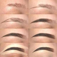 Teknik Makeup, Types Of Eyebrows, Video Makeup, Eyebrow Makeup Tips, Eye Brows