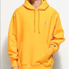 -Size Xl, Oversized Fit -Gold/Yellow Color Sweatshirt -Kangaroo Hand Warmer Pocket -Sturdy Stretch Ribbed Cuffs & Waistband -Heavyweight 12 Oz Fleece With Soft Brushed Interior -Drawstring Hood -Reverse Weave To Resist Shrinkage -Embroidered C Logo Upper Left -82% Cotton, 18% Polyester Oversized Yellow Casual Sweatshirt, Yellow Tops With Ribbed Cuffs For Streetwear, Yellow Relaxed Fit Sporty Sweatshirt, Yellow Sporty Relaxed Fit Sweatshirt, Yellow Sporty Sweatshirt With Relaxed Fit, Yellow Streetwear Sweatshirt, Oversized Yellow Hooded Hoodie, Oversized Yellow Hoodie Sweatshirt, Casual Yellow Hoodie With Ribbed Cuffs