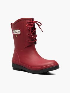 Amanda II Lace Women's Waterproof Lace Up Rain Boots | Bogsfootwear.com Polluted Water, Paris Runway, Womens Bogs, Crocs Clogs, Snow Boot, Carrie Bradshaw, If The Shoe Fits, Shoe Fits, Mid Calf Boots