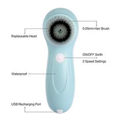 The 3-in-1 Electric Facial Cleansing Brush is ideal for women and men who enjoy face spa at home. It is best Electric Cleanser for Clogged Pores, Deep Exfoliating and Pore Minimizer. This is an ideal product for people with sensitive skin.It comes with 3 professional heads for deep cleansing, massaging and rejuvenating Face Spa At Home, Best Facial Cleansing Brush, Face Exfoliating, Facial Brush Cleanser, Cleanser Brush, Face Spa, Underarm Whitening Cream, Sonic Face, Pore Minimizer