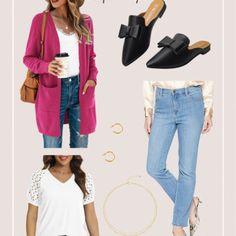 women's clothing and accessories are featured in this post