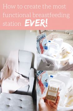 how to create the most functional breastfeeding station ever