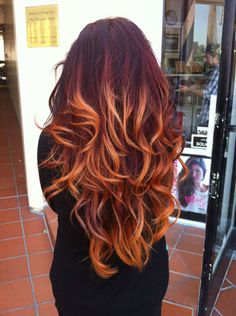 See the latest hair color formulas and learn how to use hair color on your salon clients. Plus, view hair styling tips for textured hair. Auburn Ombre Hair, Hair Color Red Ombre, Red Ombre Hair, Brown Ombre Hair, Arm Tattoos, Auburn Hair