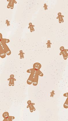 an image of gingerbreads on a white background