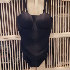 Excellent Condition - Possibly New Without Tags Great Deal - Currently Sells For $132 On Website - You Will Save At Least $82 Buying From Me Which Is Around A 60% Savings Per Website Red Carpet Strapless Shaping Body Briefer The Perfect Foundation For Almost Any Outfit, This One-Piece Combines Our Best-Selling Strapless Bra With A Body Briefer. All-In-One Strapless Bra And Body Briefer Firm Control Full Coverage Stretch Foam Cups Medical Grade Silicone Along The Neckline And Back Holds Bra In Pl Black Underwire Corset With Built-in Bra, Black Strapless Shapewear With Built-in Bra, Black Underbust Bodysuit With Built-in Bra, Black Push-up Elegant Shapewear, Black Elegant Push-up Shapewear, Elegant Black Push-up Shapewear, Black Underwire Bodysuit, Black Bodysuit With Boning For Night Out, Black Corset With Removable Bra Pads For Night Out