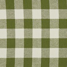 a green and white checkered table cloth