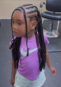 Hair Styles For 3 Year Girl Black Braids, Braid Hairstyles For Girls Black, Hairstyles For Lil Girls Ideas Black, Toddler Box Braids For Kids With Beads, Hairstyles For School Braids Black Kids, Lemonade Braids For Kids Black, Hairstyles For Little Kids Black, Half Up Down Braided Hairstyles Kids, Kid Girl Hairstyles Black