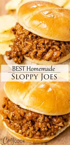 the best homemade sloppy joes recipe