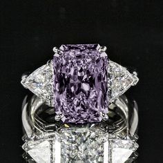 Wedding Ring Upgrade, Edwardian Jewelry, Purple Diamond, Beautiful Engagement Rings, I Love Jewelry, Pretty Rings, Fancy Color Diamonds