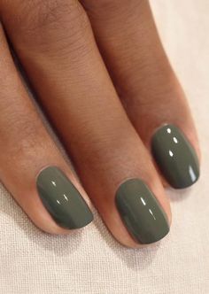 Green Nail, Casual Nails, Dipped Nails, Minimalist Nails, Classy Nails, Chic Nails, Fancy Nails, Dope Nails, Semi Permanent