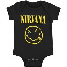 Nirvana Smile Bodysuit Nirvana Smile, Mommy Things, Boy Stuff, Future Children, Children's Fashion, Play Hard