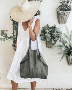 The Linen Beach Bag Features Large Linen Tote BagInside PocketWhite Contrasting StitchingLong Shoulder Straps Size Width - 55cm | Height - 43cm | Depth - 13cm Production Time As all items are made to order we require 5-7 business days for production Postage All packages are shipped with EXPRESS POST, and are delivered by DHL worldwide. Delivery is guaranteed within 1 week of shipment! @ljcdesigns Everyday Khaki Shoulder Bag For Summer, Summer Everyday Khaki Shoulder Bag, Summer Khaki Double Handle Shoulder Bag, Summer Hobo Bag With Pockets For Everyday Use, Summer Hobo Bag For Daily Use With Pockets, Summer Double Handle Khaki Shoulder Bag, Summer Casual Hobo Bag With Pockets, Casual Summer Hobo Bag With Pockets, Summer Canvas Shoulder Bag With Pockets