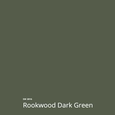 the cover of rockwood dark green