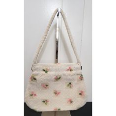 Floral Embroidered Top, The Cream, American Heritage, Satchel Bag, Vintage Bags, Floral Top, Vintage Charms, Satchel Bags, Top Handle