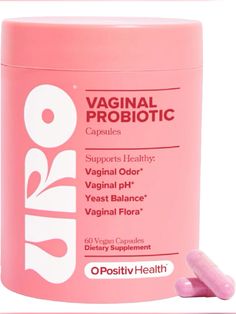 URO Vaginal Probiotics for Women pH Balance with Prebiotics & Lactobacillus Probiotic Blend - Women's Vaginal Health Supplement - Promote Healthy Vaginal Odor & Vaginal Flora, 60 Count (Pack of 1) Probiotics For Women, Lactobacillus Reuteri, Feminine Health, Supplements For Women, Ph Balance, Diet Supplements, Take Two, Health Supplements, Medical Supplies