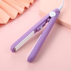 PRICES MAY VARY. 【Long-lasting styling】Ceramic Mini Curler 360°closed tube design, natural curl, instant appearance, curly hair is formed at one time, rejects ugly creases, curls more natural and round, constant temperature and fast styling, ceramic nourishes hair, makes hair lasting Set the shape, and you can also keep your hairstyle all day long 【Straight and curling dual-purpose】2 in 1 hair straightener and curling iron, whether it is delicate bangs, temperament big waves, or elegant and play Mini Curling Iron, Mini Hair Curler, Curlers For Short Hair, Mini Straightener, Curls With Straightener, Mini Hair Straightener, Professional Hair Tools, Hair Straightener And Curler, Ceramic Flat Iron