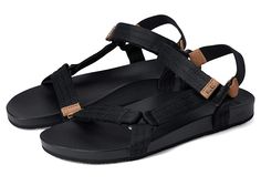 Reef Cushion Rem - Women's Sandals : Black/Black : Be it your casual strolls or long walks, the Reef Cushion Rem Sandals are surely going to uplift your comfort game without skimping on style. Textile upper and lining. Comfort cushioned footbed topped with natural cork. Hook-and-loop closure on the ankle strap. Elasticated back strap for a flexible and secure fit. Rounded open toe. Textile and synthetic outsole. Imported. Measurements: Weight: 7.5 oz Product measurements were taken using size 9, Synthetic Sport Sandals With Adjustable Straps, Adjustable Synthetic Sport Sandals, Adjustable Strap Comfortable Sport Sandals, Comfortable Adjustable Strap Sport Sandals, Adjustable Strappy Synthetic Sport Sandals, Adjustable Sport Sandals With Cushioned Footbed For Everyday, Adjustable Cushioned Sport Sandals For Casual Use, Adjustable Cushioned Sport Sandals For Everyday, Adjustable Synthetic Sandals For Everyday Use