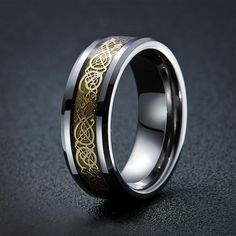 Dragon Men Ring   matans store.myshopify.com Cool Rings For Men, Cool Rings, Dragons Breath, Bracelet Viking, Viking Ring, Dragon Ring, Fire Opal Ring, Viking Jewelry