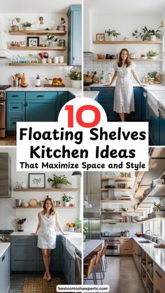 the top ten floating shelves in kitchen ideas that maximum space and style are great for small spaces