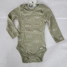 Nwt Modern Moments Gerber Baby Onesie Green Trees 6-9 Months Long Sleeve Soft And Adorable Cute Fitted Green Onesie, Green Long Sleeve Bodysuit For Playtime, Green Long Sleeve Winter Onesie, Fitted Green Playful Onesie, Green Cotton Shortsleeved Onesie, A Light Green Newborn Baby Boy Pajamas, Christmas Baby Announcement, Baby #5, Gerber Baby