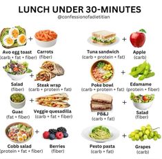 an image of lunch under 30 minutes