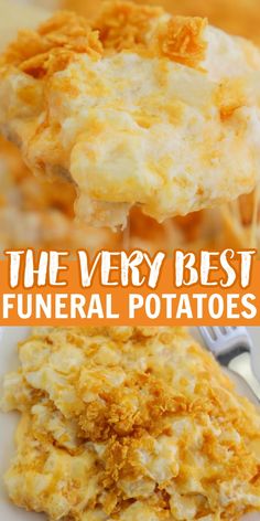 This potato side dish recipe is so good! Easy Funeral Potatoes are creamy and cheesy and the BEST side dish recipe. Potatoe Casserole Recipes, Potato Side Dishes, Movie Marathon, Easy Casserole Recipes, Potatoes Recipe, Potato Casserole, Potato Dishes, Side Recipes