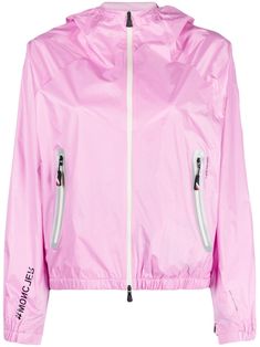 bubblegum pink lightweight construction classic hood front zip fastening long sleeves elasticated cuffs two side zip-fastening pockets elasticated hem Moncler Jacket, Down Puffer Coat, Mens Windbreaker, Pink Jacket, Snow Jacket, Bubblegum Pink, Sports Jacket, Mens Outerwear, Brown Fashion